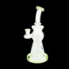Shop MAV Glass Beam Puck Perc Bent Neck Water Pipe in australian