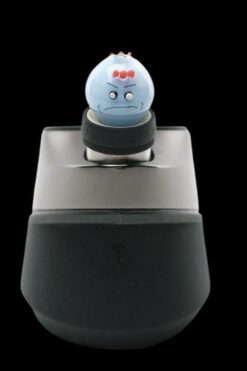 Shop Empire Glassworks Blue Twins Puffco Peak Glass Carb Cap in australian