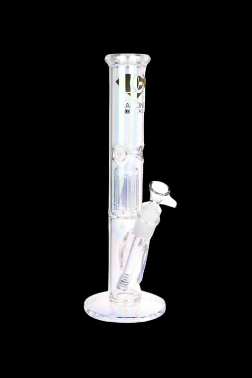 Shop Diamond Glass Gold Pearl 8-Arm Perc Water Pipe in australian