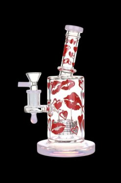 Shop Lipstick Kiss Glass Water Pipe in australian