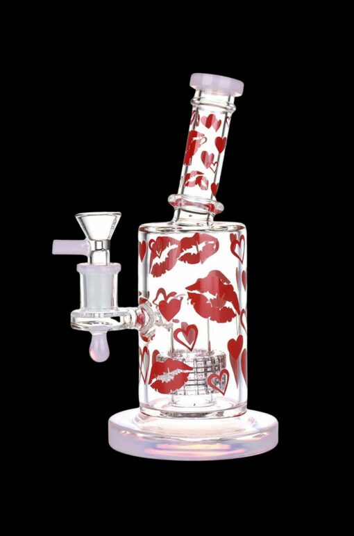 Shop Lipstick Kiss Glass Water Pipe in australian
