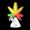 Shop 420 Leaf Glass Water Pipe in australian