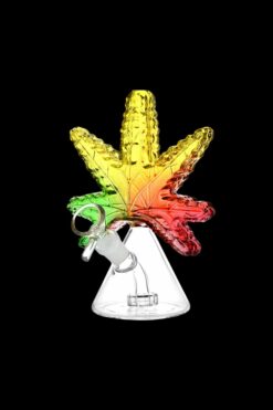 Shop 420 Leaf Glass Water Pipe in australian