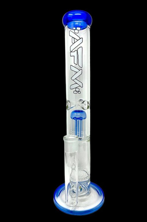 Shop AFM Glass Ripper Single Arm Perc Glass Straight Tube Bong in australian
