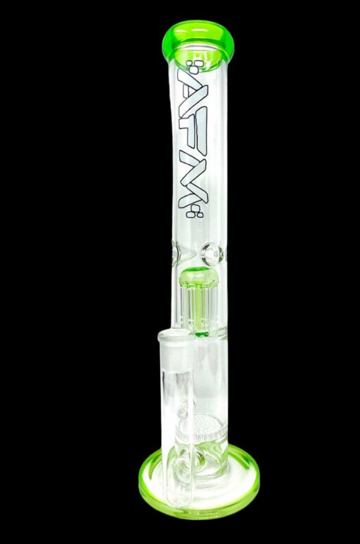 Shop AFM Glass Ripper Single Arm Perc Glass Straight Tube Bong in australian