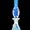 Shop AFM Glass UFO Pyramid Glass Freezable Coil Beaker Bong in australian