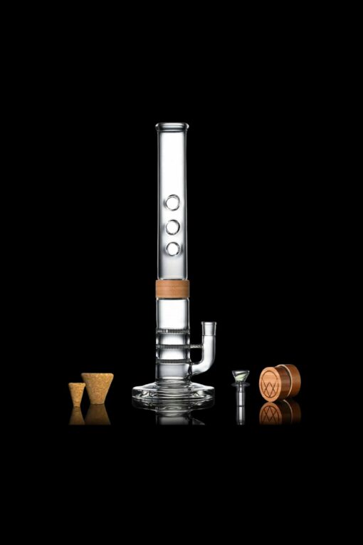 Shop VITAE Glass Tri-Trio Bong in australian