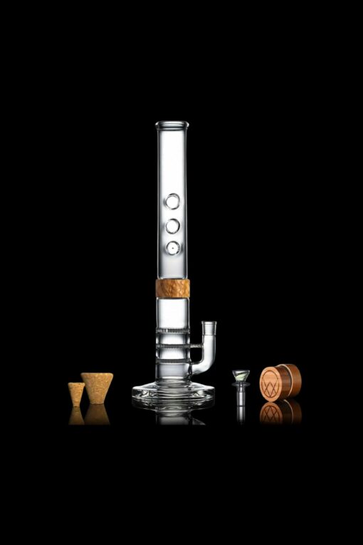 Shop VITAE Glass Tri-Trio Bong in australian