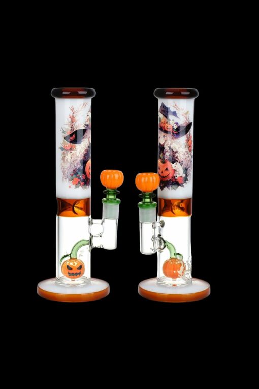 Shop Pulsar Anime Halloween Straight Tube Glass Water Pipe in australian