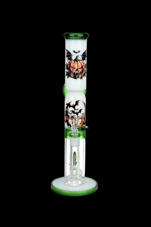 Shop Pulsar Double Stacked Halloween Glass Water Pipe in australian