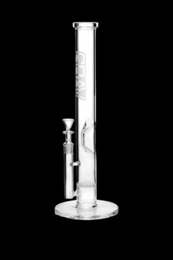Shop GRAV® Large Clear Straight Base w/ Disc Water Pipe in australian