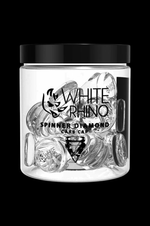 Shop White Rhino Glass Spinner Diamond Carb Cap – 15ct in australian