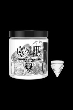 Shop White Rhino Glass Spinner Diamond Carb Cap – 15ct in australian