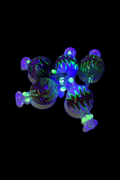Shop AFM Glass UV Reactive Glass Carb Cap in australian