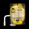 Shop Honeybee Herb Long Neck Beehive Quartz Banger - Yellow Line in australian