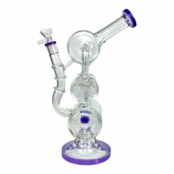 Shop Phoenix Purple Recycler Bong 28cm in australian