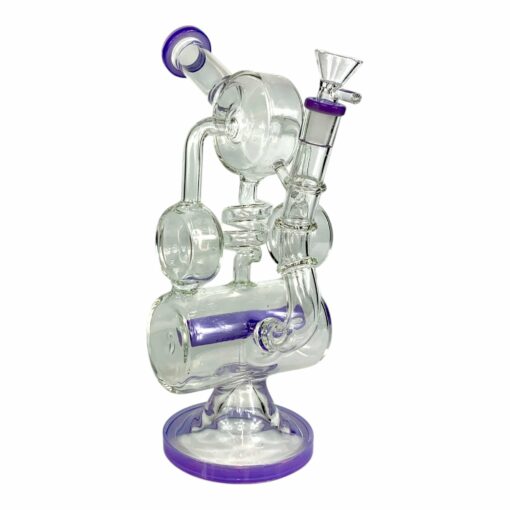 Shop Phoenix Purple Recycler Bong 28cm in australian