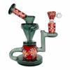 Shop Phoenix Star 4-Piece Bong and Dab Rig Set 16cm – Red Swirl in australian