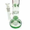 Shop Phoenix Star Dual Perc Straight Shooter Bong 35cm Green in australian