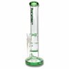 Shop Phoenix Star Dual Perc Straight Shooter Bong 35cm Green in australian