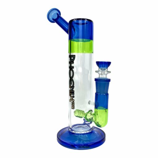 Shop Phoenix Tube Bong 29cm Blue and Green in australian
