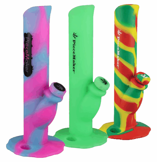 Shop PieceMaker Kermit Silicone Water Pipe in australian