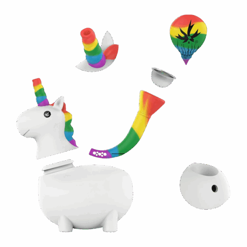 Shop Piecemaker UniKorn Silicone Unicorn Bong in australian