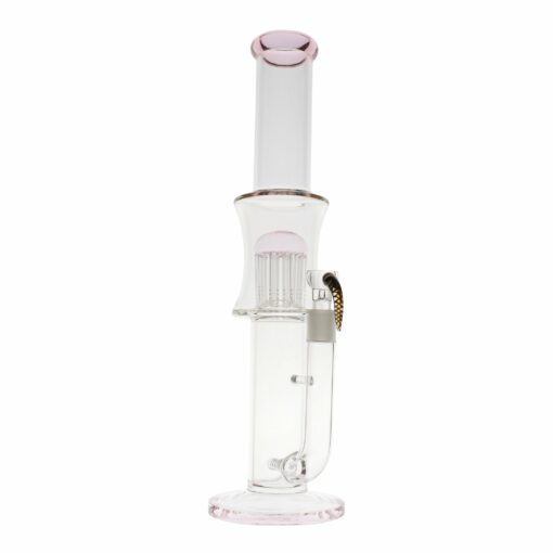 Shop Pink Center Gravity Tree Perc Bong - 16in in australian