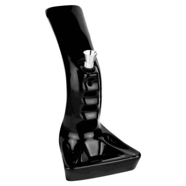 Shop Pistol Grip Ceramic Water Pipe with Ashtray Base in australian