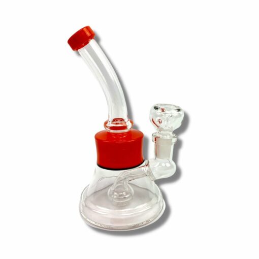 Shop Poke Dab Rig and Bong 15cm Red in australian
