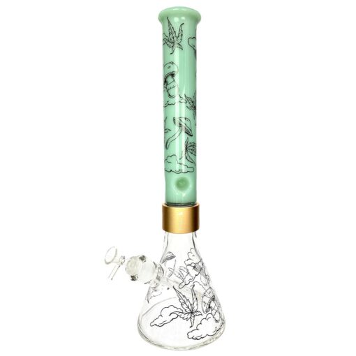 Shop Halo Mint Sky High Modular Beaker Bong in australian