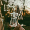 Shop GRAV® Hourglass Pocket Bubbler Rig - Clear in australian