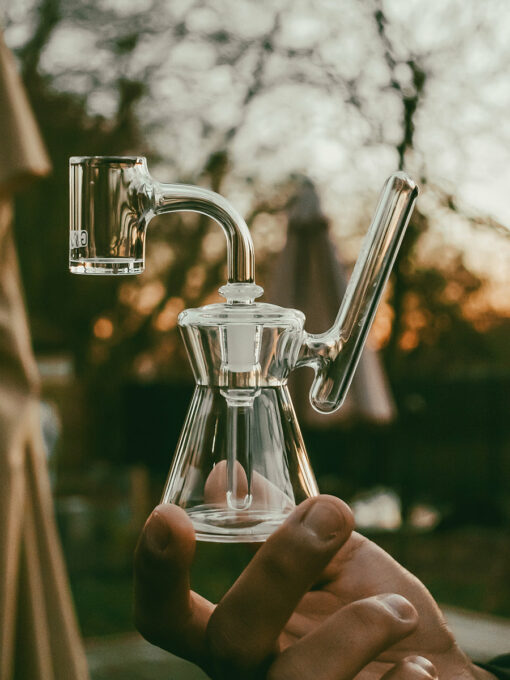 Shop GRAV® Hourglass Pocket Bubbler Rig - Clear in australian