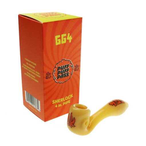 Shop Famous Brandz Puff Puff Pass Sherlock Hand Pipe in australian