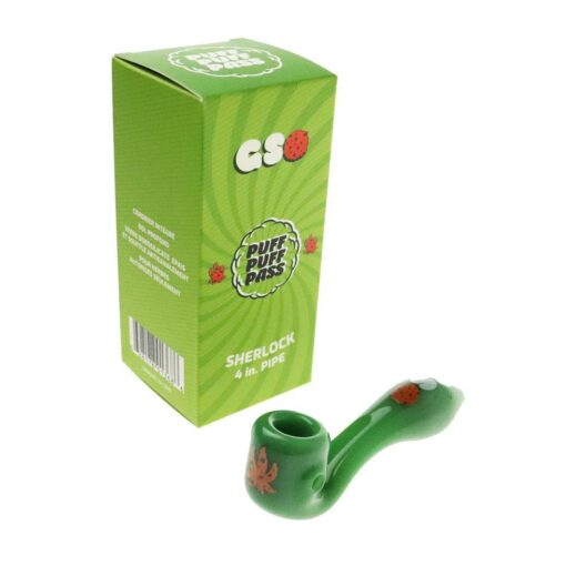 Shop Famous Brandz Puff Puff Pass Sherlock Hand Pipe in australian