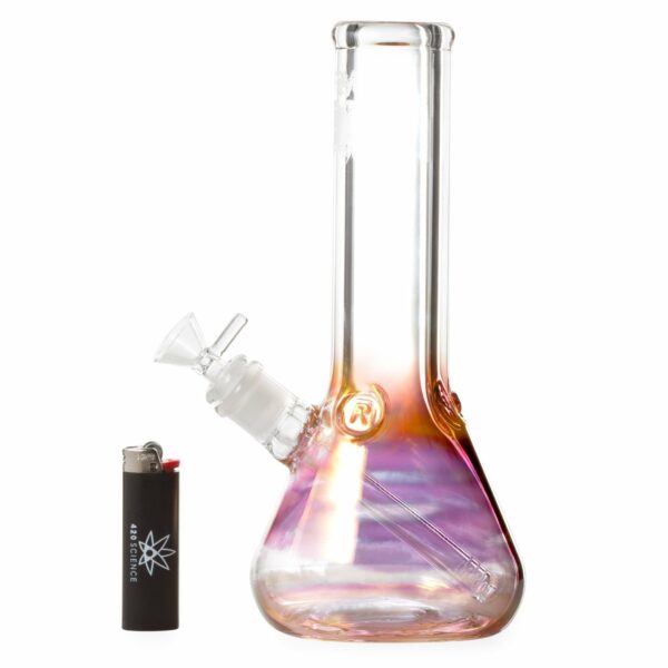 Shop Raven Glass 10in Fumed Beaker Bong in australian
