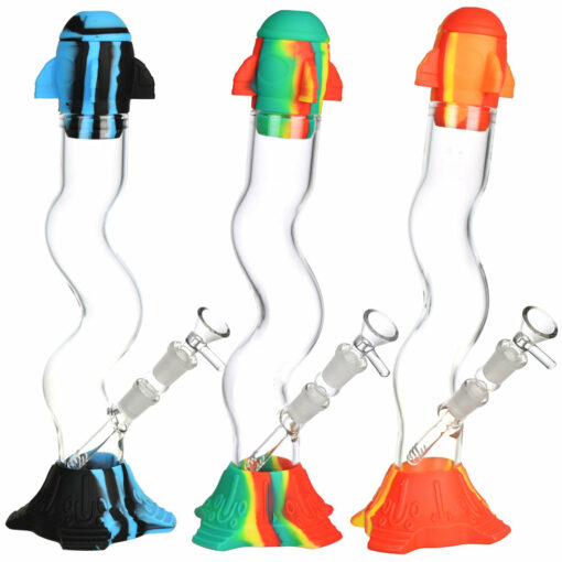 Shop Rocketship LED Silicone Water Pipe in australian