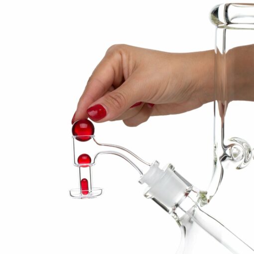 Shop 420 Science Ruby Terp Slurper Pill & Marble Set in australian