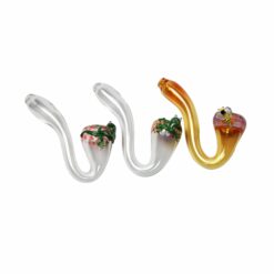 Shop AMG Glass Amber Color Bumble Bee Sherlock Hand Pipe in australian