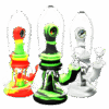 Shop Sacred Alien Silicone & Glass Water Pipe in australian