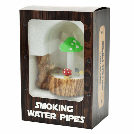 Shop Shroom Family Bell Jar Silicone & Glass Water Pipe | 5.5" | 14mm F in australian