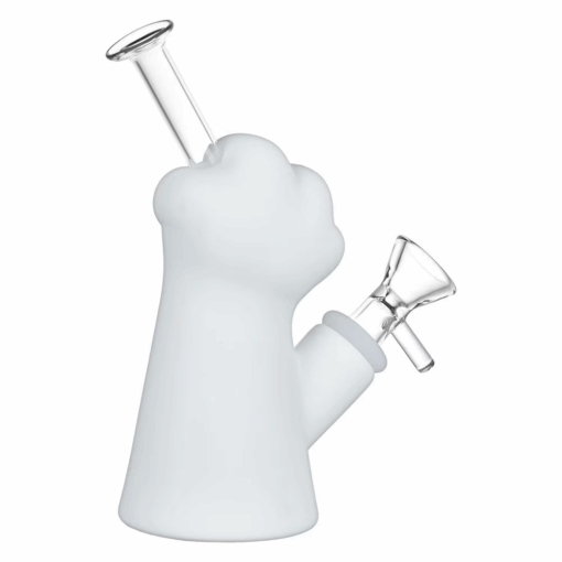 Shop Cat Paw Silicone Water Pipe | 6.15" | 14mm F | Assorted Colors | 4ct Bundle in australian