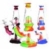 Shop Silicone Dual Chamber Modular Glass Bong in australian