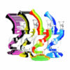 Shop Silicone & Glass Dual Chamber Water Pipe in australian