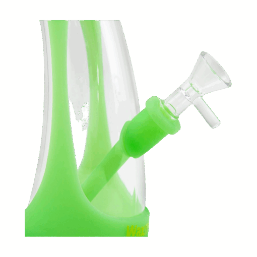 Shop PILOT DIARY 8.6" Horn-Shaped Glow Silicone Bong with 14mm Bowl in australian