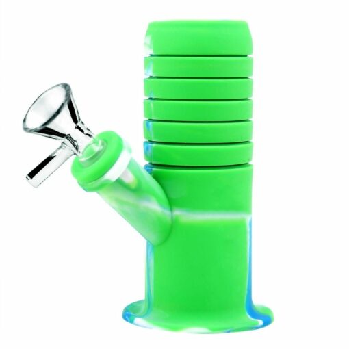 Shop PILOT DIARY Collapsible Silicone Bong 9.6" - Portable, Adjustable & Magnet Secured in australian