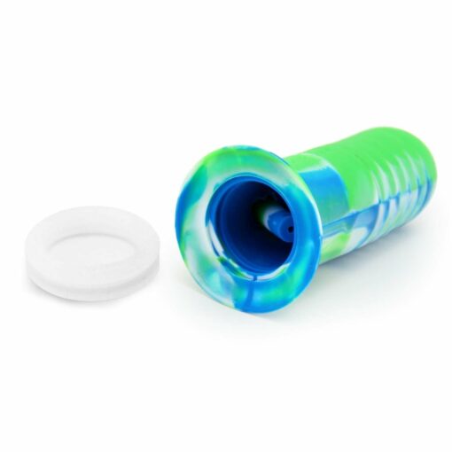 Shop PILOT DIARY Collapsible Silicone Bong 9.6" - Portable, Adjustable & Magnet Secured in australian