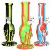 Shop Sinfully Smiling Skull Silicone Water Pipe - 11