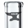 Shop Solid Glass 12in Sculpted Neck Barrel Beaker Bong in australian
