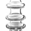 Shop Solid Glass 12in Triple Ring Beaker Bong in australian